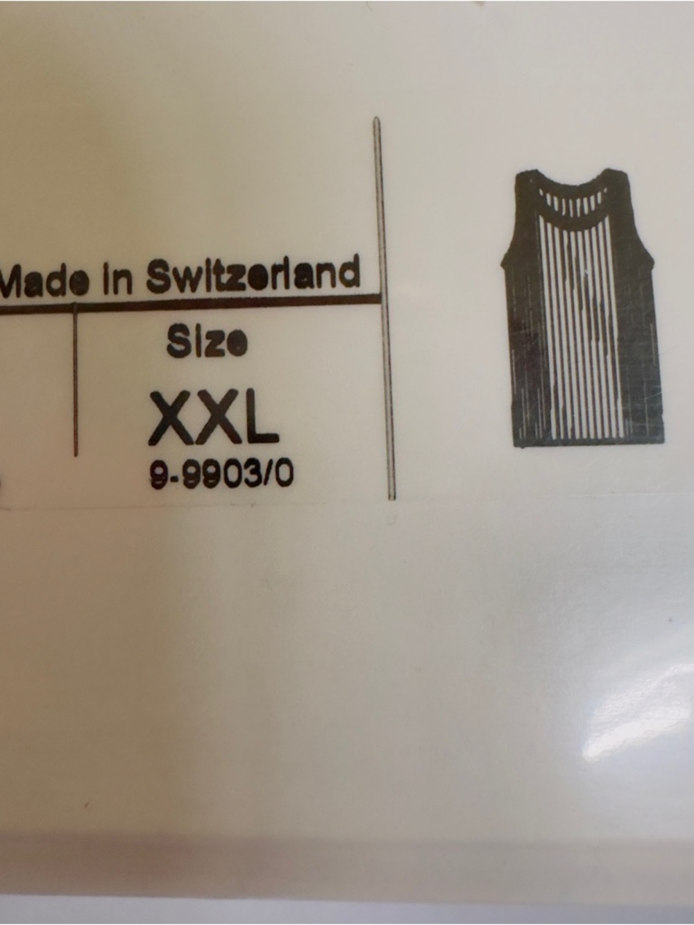 NWT Zimmerli of Switzerland Sleeveless Ribbed White Tank Top #207 Class 805 XXL - Picture 7 of 10